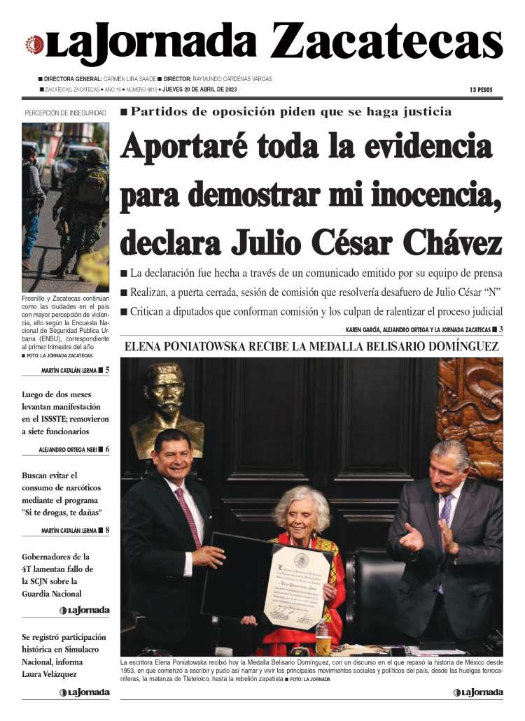 20 de Abril de 2023 – Aportaré toda la evidencia para demostrar mi inocencia, declara Julio César Chávez