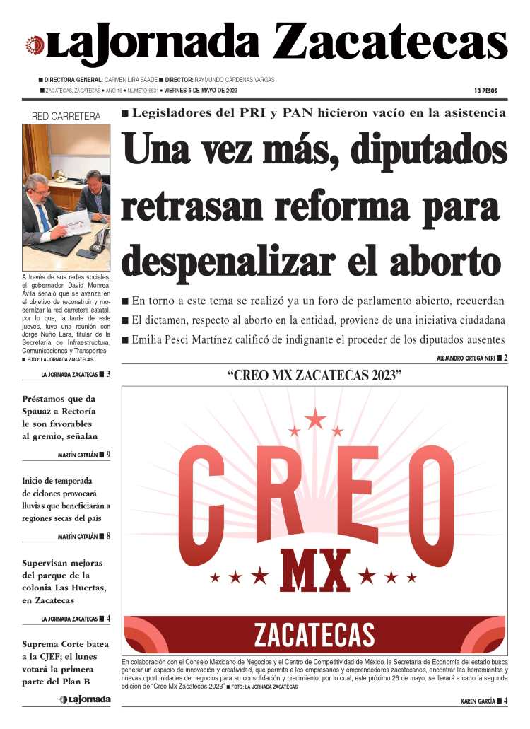 05 de Mayo de 2023 – Una vez más, diputados retrasan reforma para despenalizar el aborto