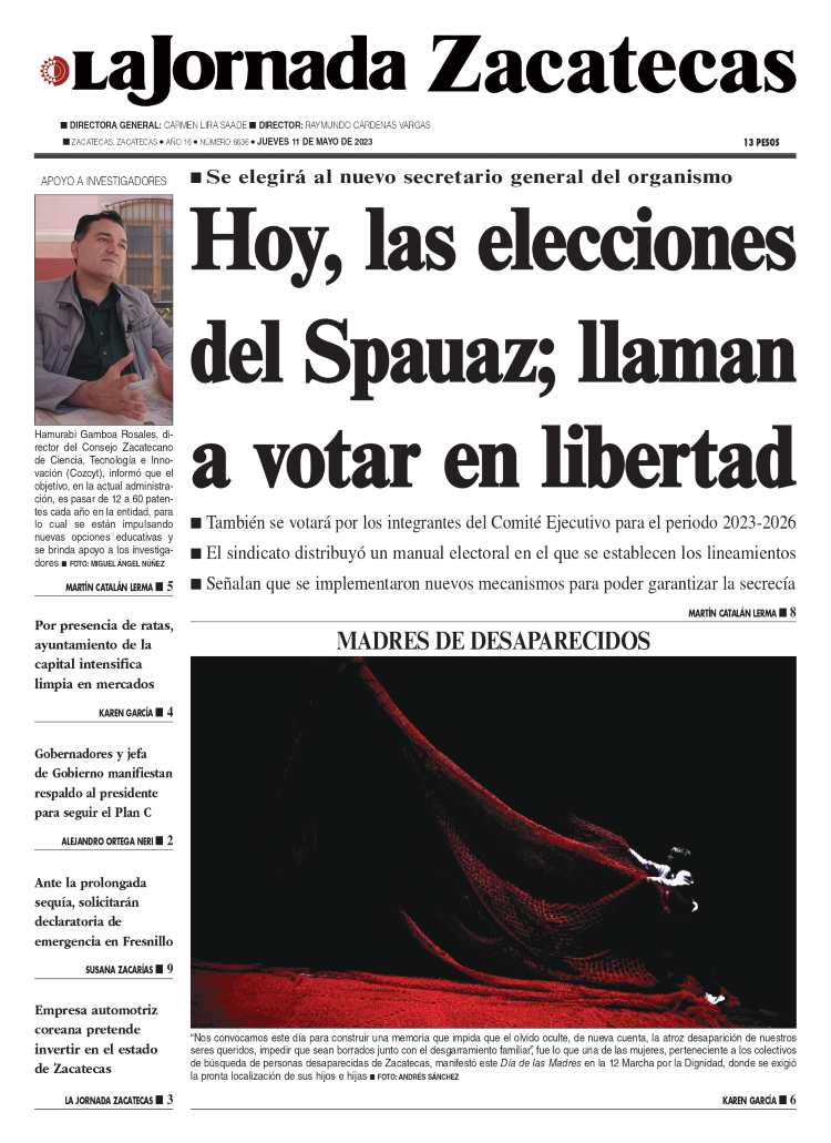 11 de Mayo de 2023 – Hoy, las elecciones del Spauaz; llaman a votar en libertad