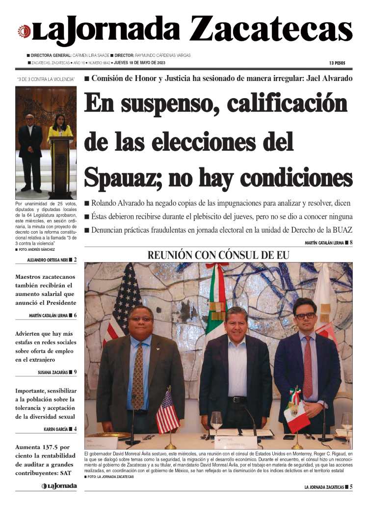 18 de Mayo de 2023 – En suspenso, calificación de las elecciones del Spauaz; no hay condiciones
