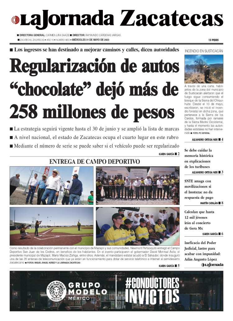 31 de Mayo de 2023 – Regularización de autos “chocolate” dejó más de 258 millones de pesos