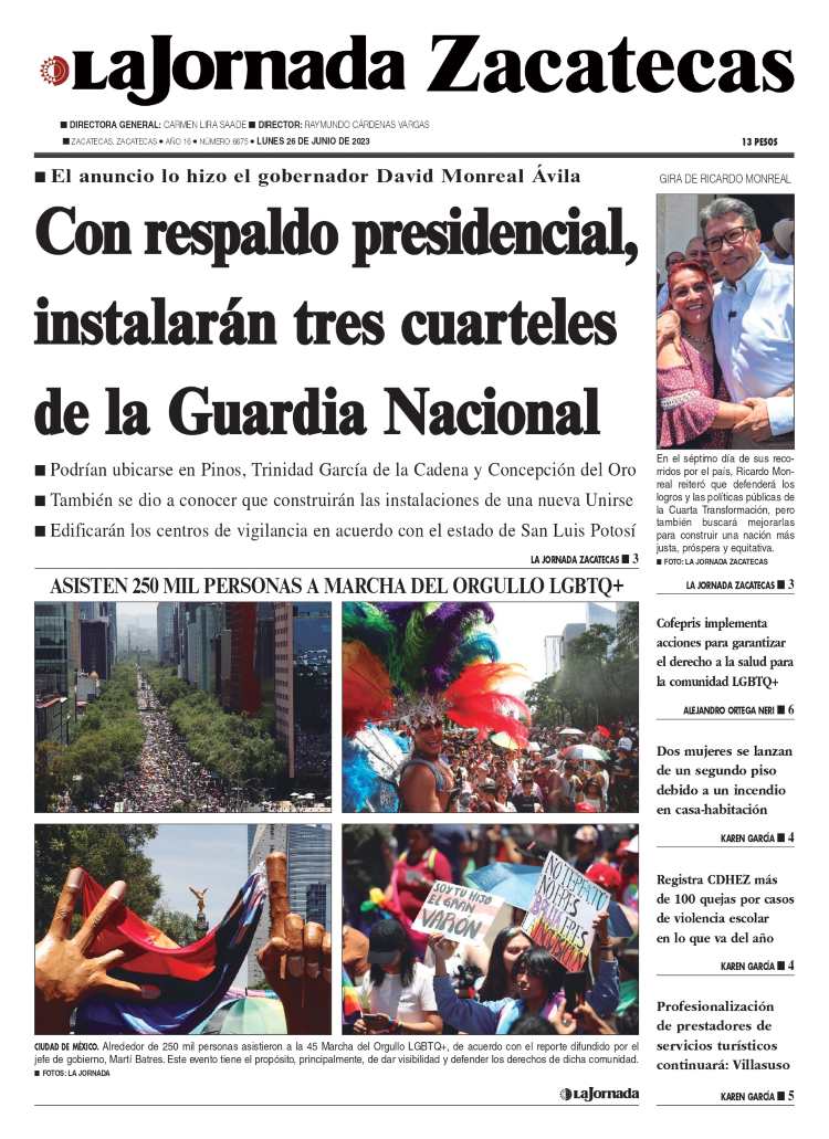 26 de Junio de 2023 – Con respaldo presidencial, instalarán tres cuarteles de la Guardia Nacional