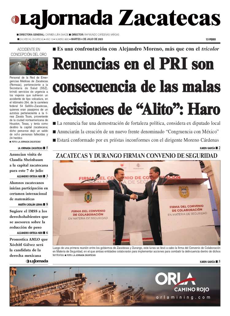 04 de Julio de 2023 – Renuncias en el PRI son consecuencia de las malas decisiones de “Alito”: Haro