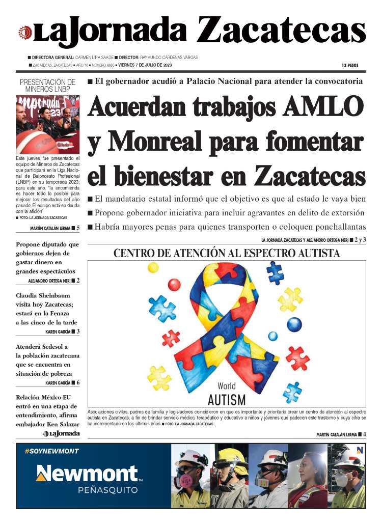 07 de Julio de 2023 – Acuerdan trabajos AMLO y Monreal para fomentar el bienestar en Zacatecas