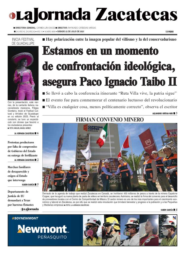 22 de Julio de 2023 – Estamos en un momento de confrontación ideológica, asegura Paco Ignacio Taibo II
