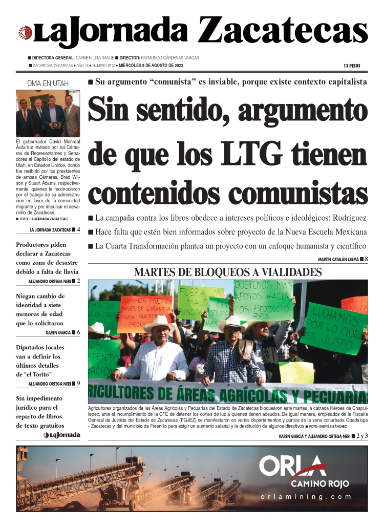 09 de Agosto de 2023 – Sin sentido, argumento de que los LTG tienen contenidos comunistas