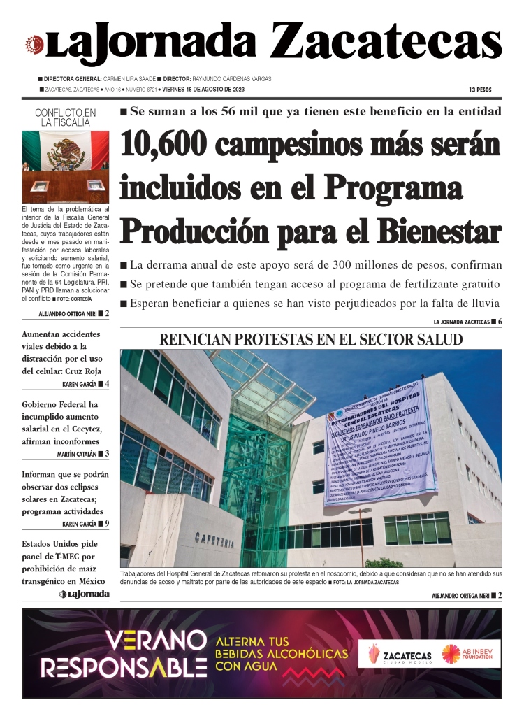 18 de Agosto de 2023 – 10,600 campesinos más serán incluidos en el Programa Producción para el Bienestar