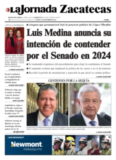 21 de Septiembre de 2023 – Luis Medina anuncia intención de contender por el Senado en 2024