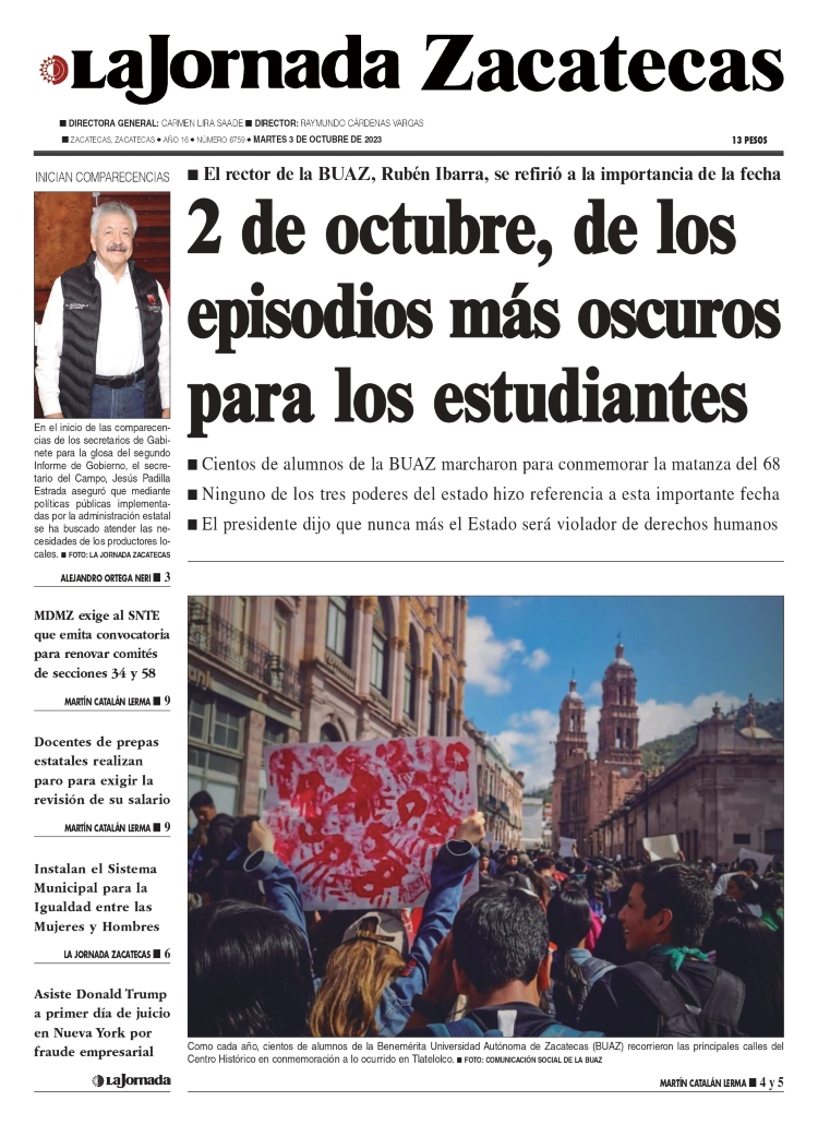 03 de Octubre de 2023 – 2 de octubre, de los episodios más oscuros para los estudiantes