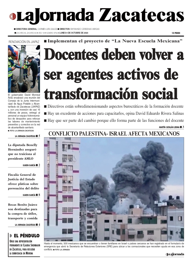 09 de Octubre de 2023 – Docentes deben volver a ser agentes activos de transformación social