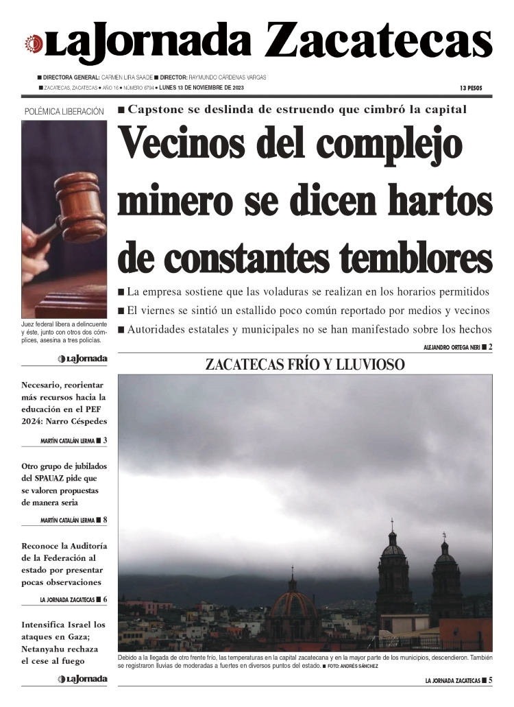 13 de Noviembre de 2023 – Vecinos del complejo minero se dicen hartos de constantes temblores