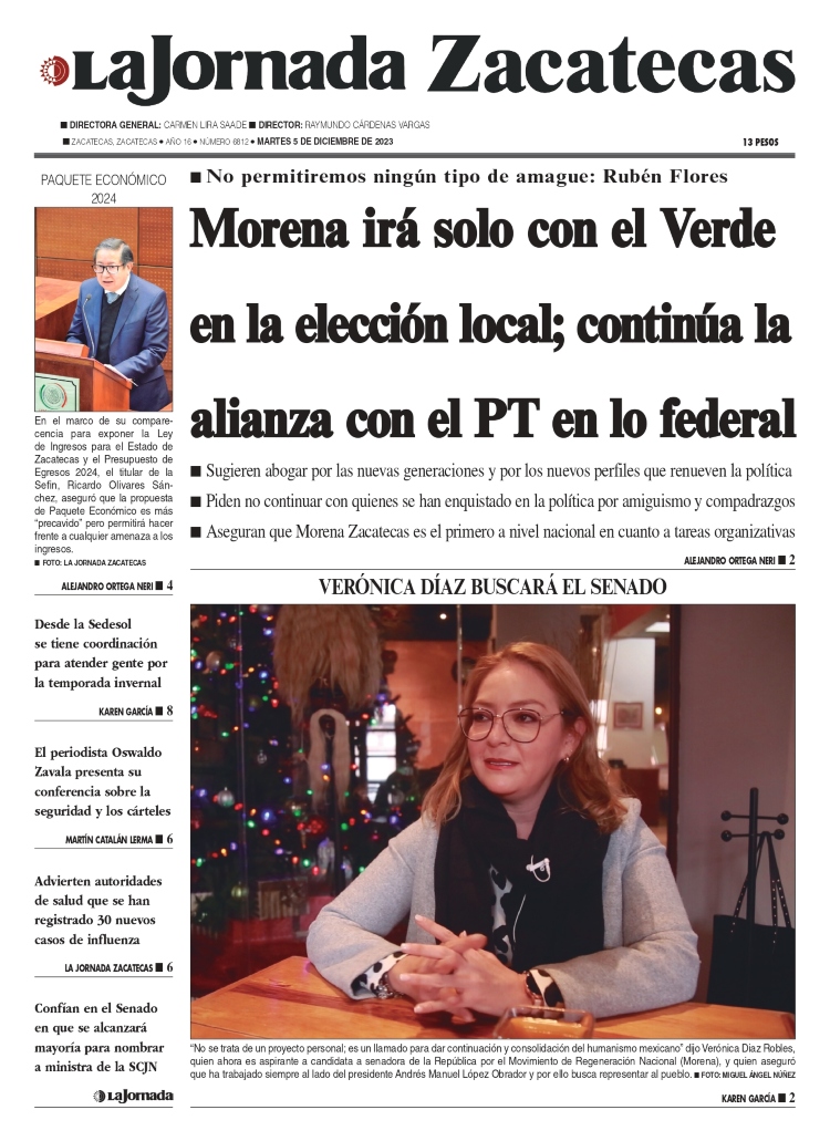 05 de Diciembre de 2023 – Morena irá solo con el Verde en la elección local; continúa la alianza con el PT en lo federal