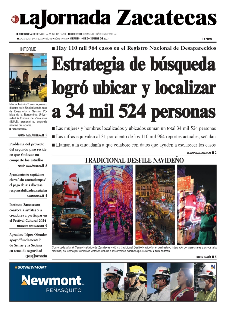 15 de Diciembre de 2023 – Estrategia de búsqueda logró ubicar y localizar a 34 mil 524 personas