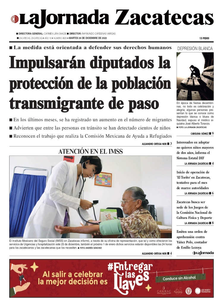 26 de Diciembre de 2023 – Impulsarán diputados la protección de la población transmigrante de paso