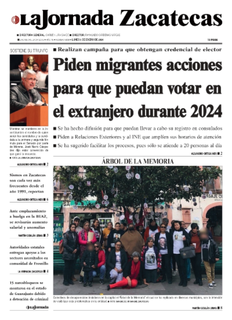 08 de Enero de 2024 – Piden migrantes acciones para que puedan votar en el extranjero durante 2024