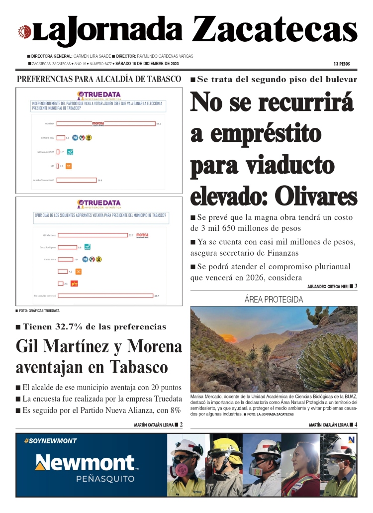 11 de Enero de 2024 – No se recurrirá a empréstito para viaducto elevado: Olivares