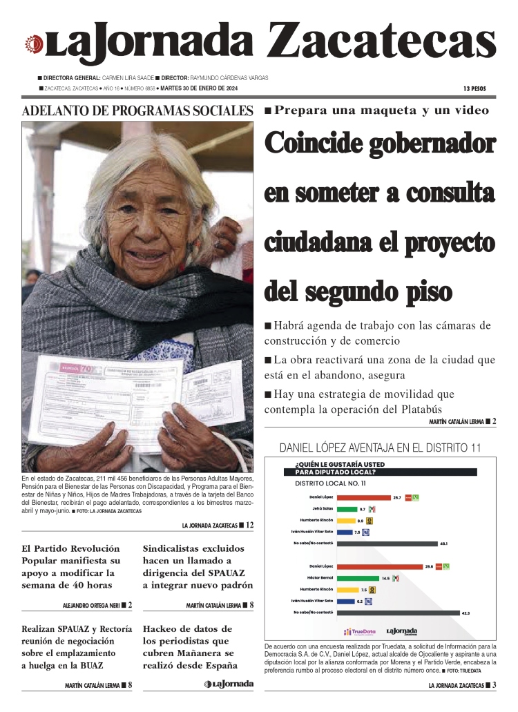 30 de Enero de 2024 – Coincide gobernador en someter a consulta ciudadana el proyecto del segundo piso