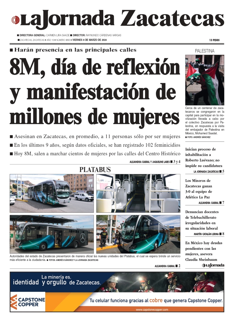 08 de Marzo de 2024 – 8M, día de reflexión y manifestación de millones de mujeres