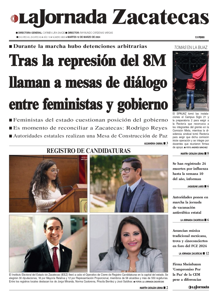 12 de Marzo de 2024 – Tras la represión del 8M llaman a mesas de diálogo entre feministas y gobierno