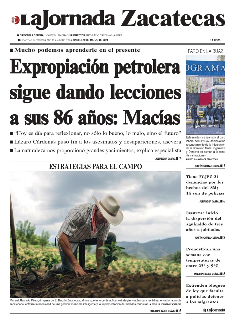 19 de Marzo de 2024 – Expropiación petrolera sigue dando lecciones a sus 86 años: Macías