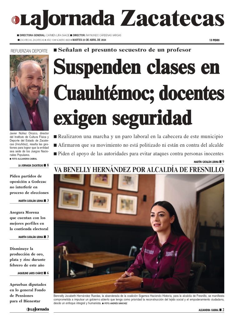 23 de Abril de 2024 – Suspenden clases en Cuauhtémoc; docentes exigen seguridad