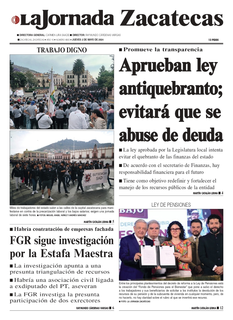 02 de Mayo de 2024 – Aprueban ley antiquebranto; evitará que se abuse de deuda