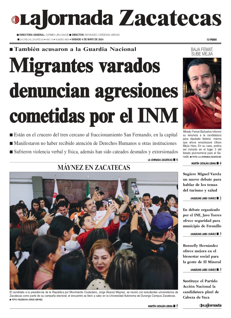 04 de Mayo de 2024 – Migrantes varados denuncian agresiones cometidas por el INM