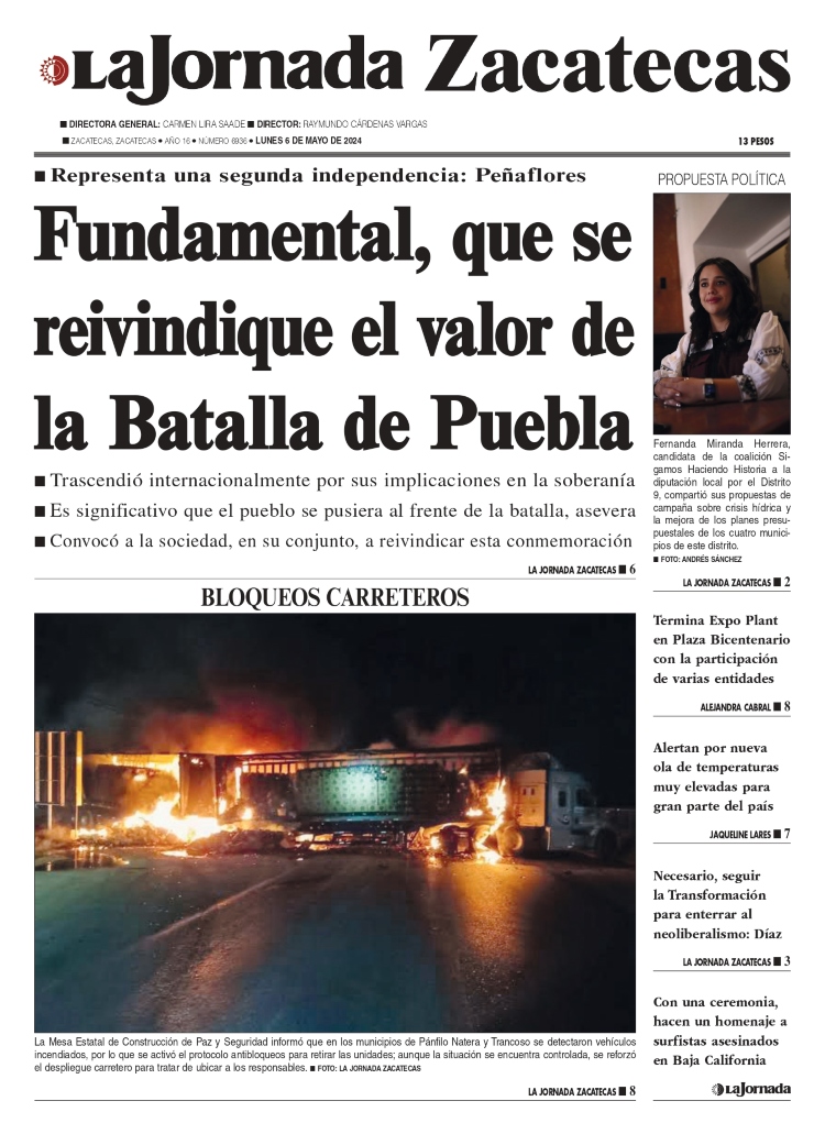 06 de Mayo de 2024 – Fundamental, que se reivindique el valor de la Batalla de Puebla