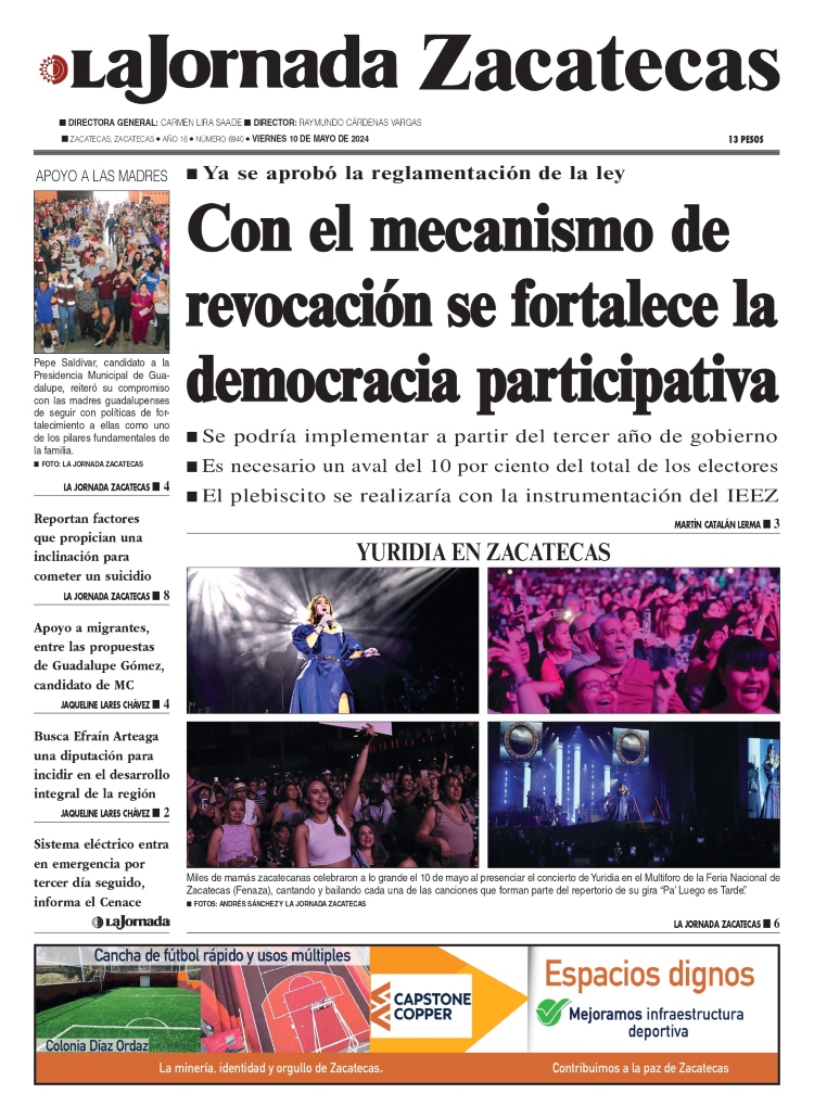 10 de Mayo de 2024 – Con el mecanismo de revocación se fortalece la democracia participativa