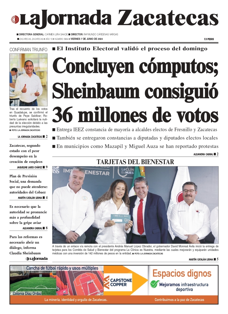 07 de Junio de 2024 – Concluyen cómputos; Sheinbaum consiguió 36 millones de votos