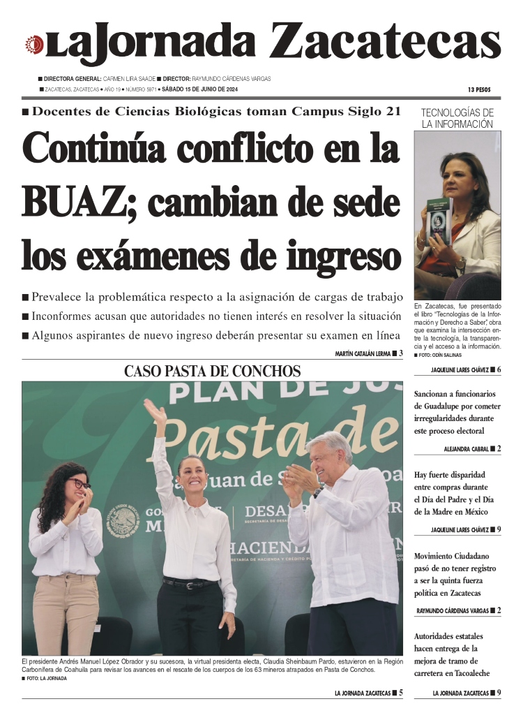 15 de Junio de 2024 – Continúa conflicto en la BUAZ; cambian de sede los exámenes de ingreso