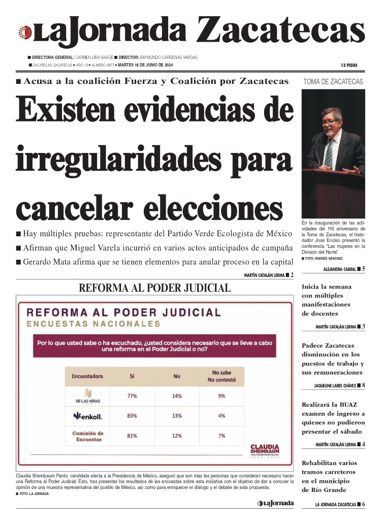 18 de Junio de 2024 – Existen evidencias de irregularidades para cancelar elecciones