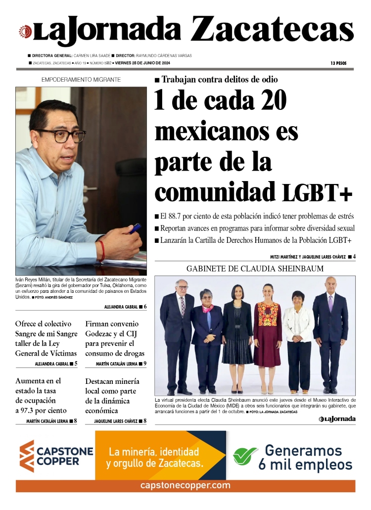 28 de Junio de 2024 – 1 de cada 20 mexicanos es parte de la comunidad LGBT+