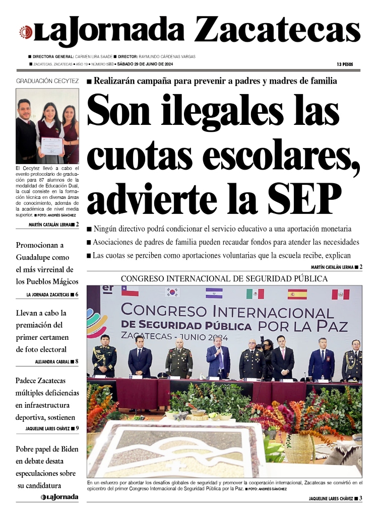 29 de Junio de 2024 – Son ilegales las cuotas escolares, advierte la SEP