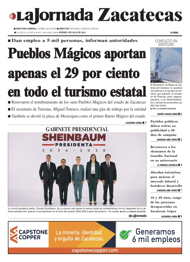 05 de Julio de 2024 – Pueblos Mágicos aportan apenas el 29 por ciento en todo el turismo estatal
