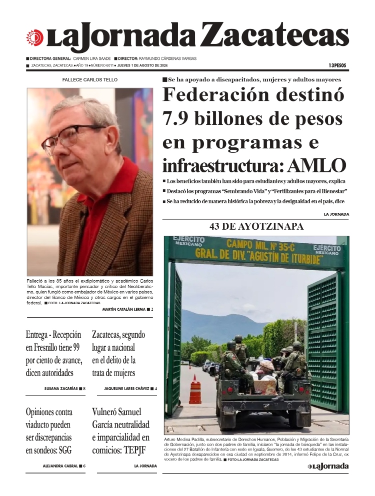 01 de Agosto de 2024 – 43 DE AYOTZINAPA