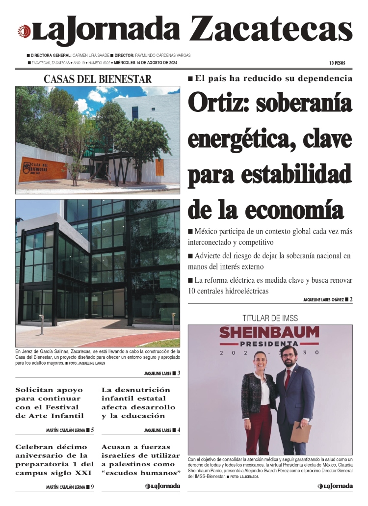 14 de Agosto de 2024 – Ortiz: soberanía energética, clave para estabilidad de la economía