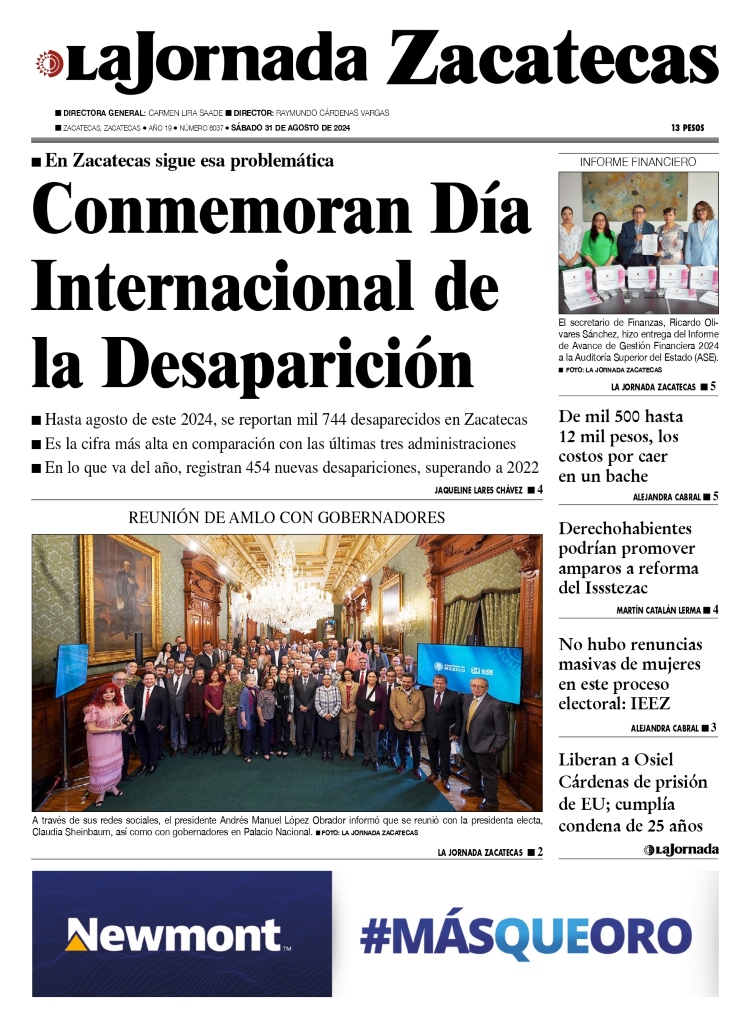 31 de Agosto de 2024 – Conmemoran Día Internacional de la Desaparición