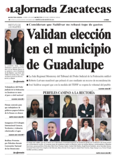 20 de Agosto de 2024 – Validan elección en el municipio de Guadalupe