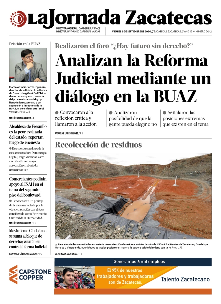 06 de Septiembre de 2024 – Analizan la Reforma Judicial mediante un diálogo en la BUAZ