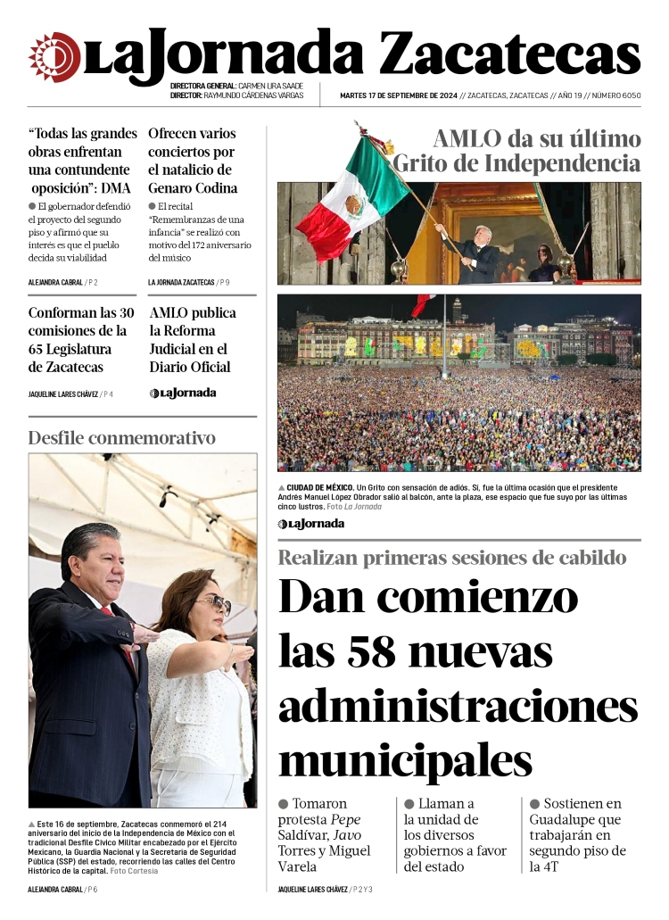 17 de Septiembre de 2024 – Dan comienzo las 58 nuevas administraciones municipales