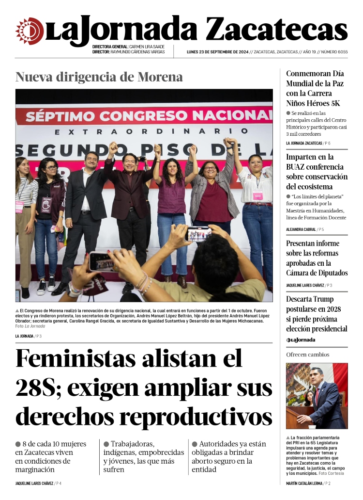 23 de Septiembre de 2024 – Feministas alistan el 28S; exigen ampliar sus derechos reproductivos