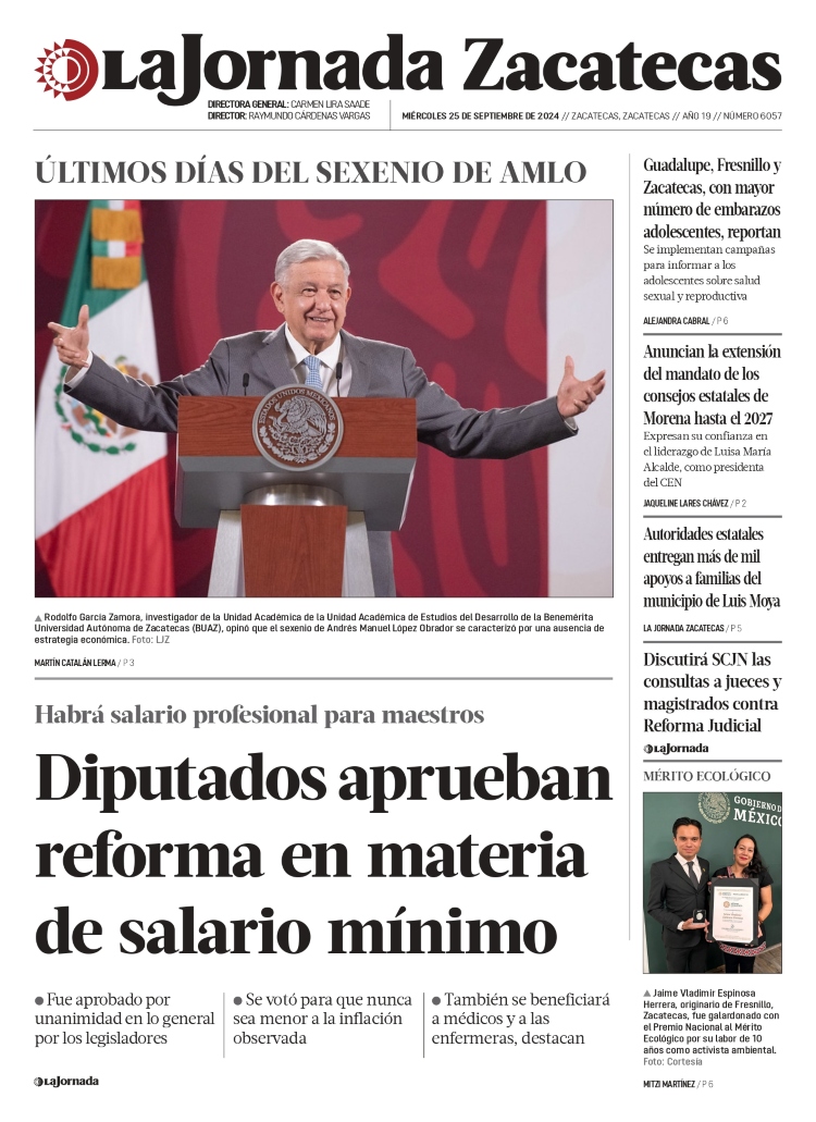 25 de Septiembre de 2024 – ÚLTIMOS DÍAS DEL SEXENIO DE AMLO