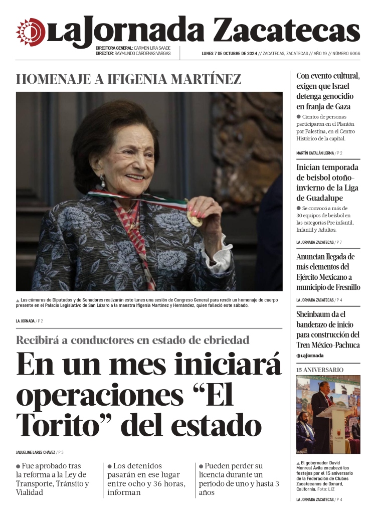 07 de Octubre de 2024 – En un mes iniciará operaciones “El Torito” del estado