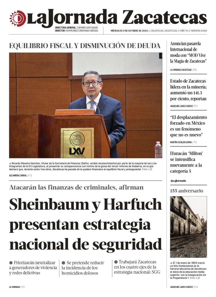 09 de Octubre de 2024 – Sheinbaum y Harfuch presentan estrategia nacional de seguridad
