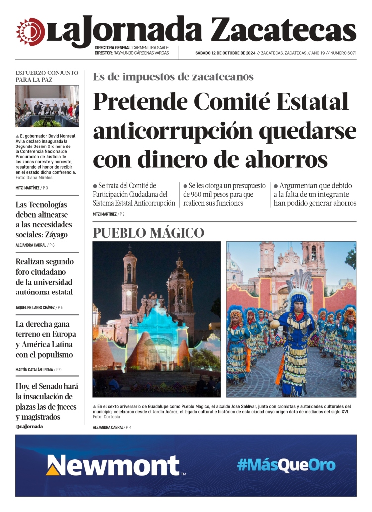 12 de Octubre de 2024 – Pretende Comité Estatal anticorrupción quedarse con dinero de ahorros