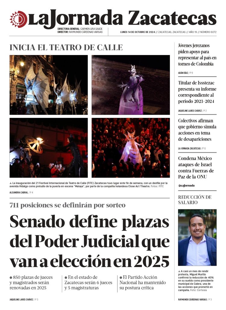 14 de Octubre de 2024 – Senado define plazas del Poder Judicial que van a elección en 2025