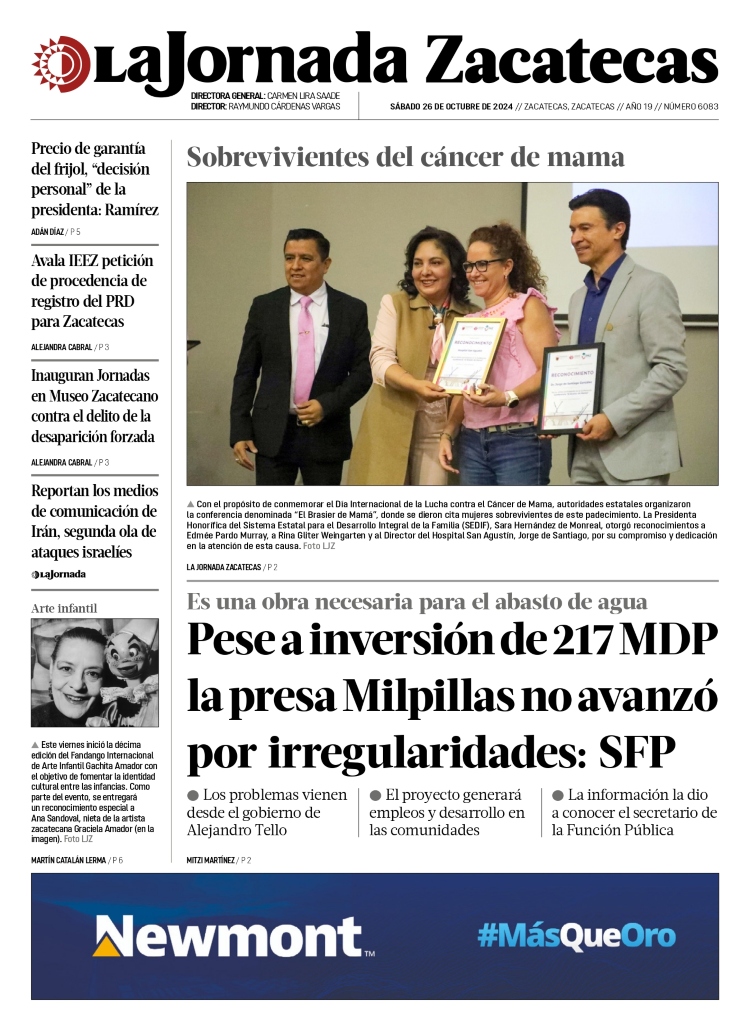 26 de Octubre de 2024 – Pese a inversión de 217 MDP la presa Milpillas no avanzó por irregularidades: SFP