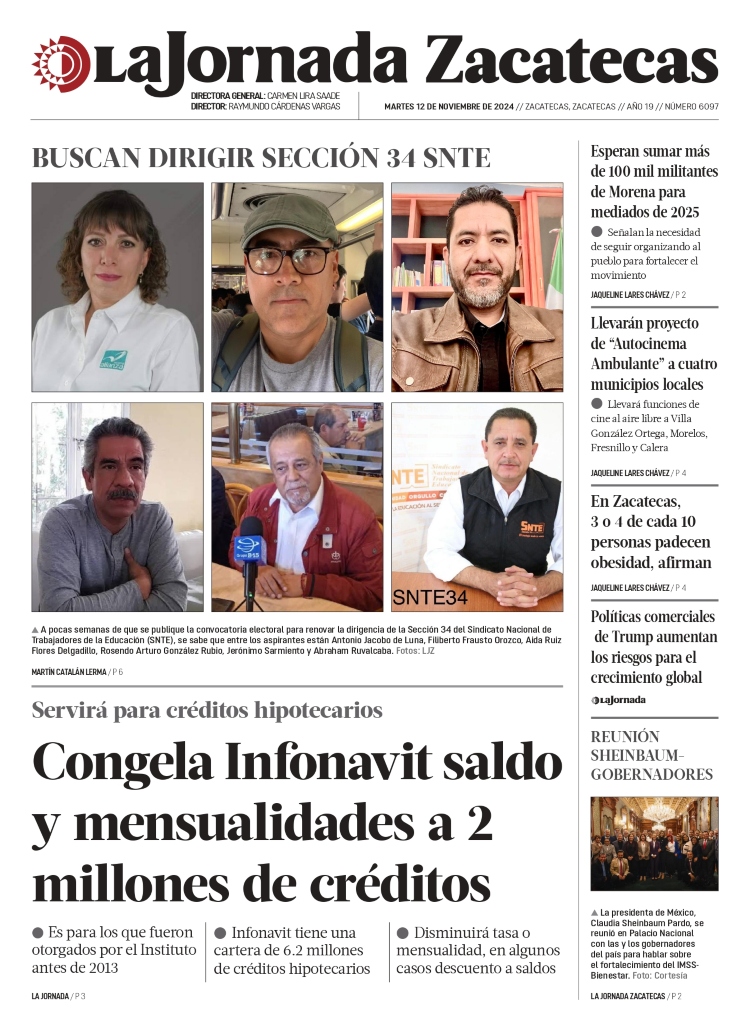 12 de Noviembre de 2024 – Congela Infonavit saldo y mensualidades a 2 millones de créditos