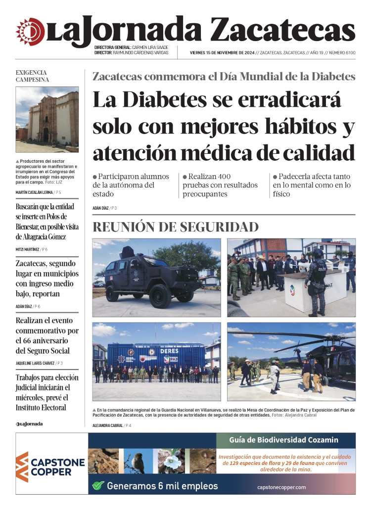 15 de Noviembre de 2024 – La Diabetes se erradicará solo con mejores hábitos y atención médica de calidad